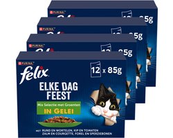 Felix Elke Dag Feest Groente Selectie in Gelei 12 x 85 gr