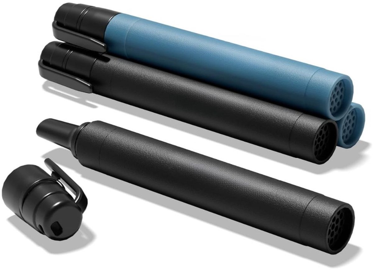 Nexvo® Waterfilter noodpakket - Waterfilter - Blauw en Zwart - 2cm x 2cm x 14cm
