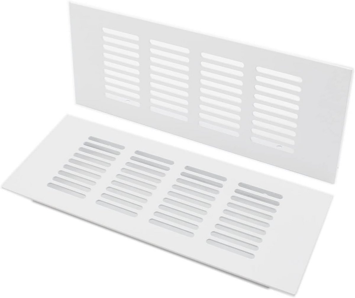 Rechthoekige Aluminium Ventilatieroosters voor Kast, Keuken en Badkamer - 2 Stuks