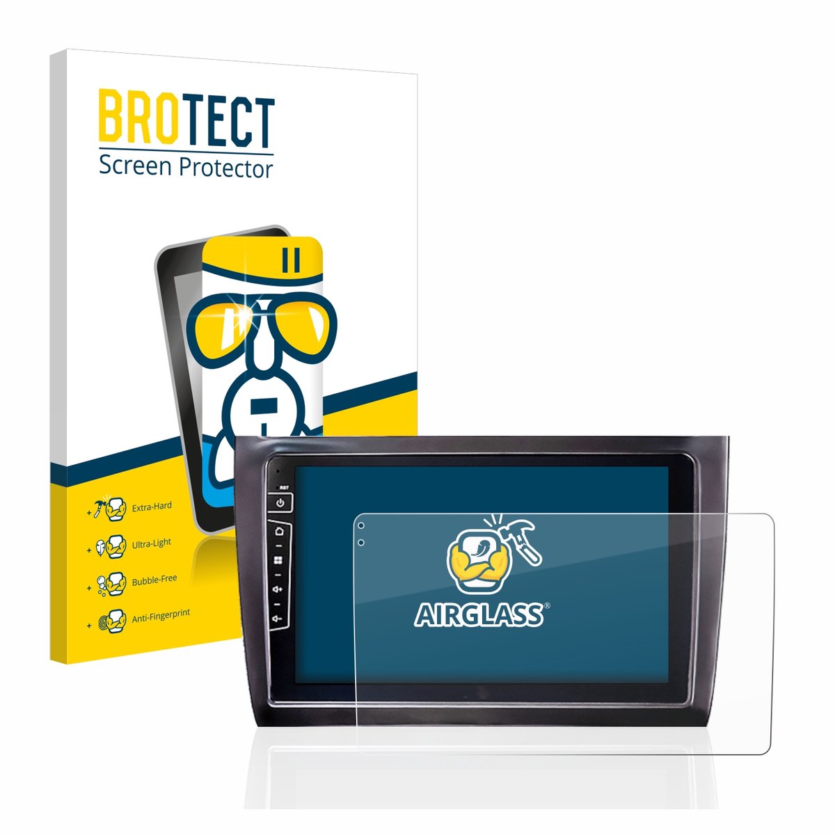 Screenprotector voor Dynavin D8-DF56 9" / D9-DF56 9" Beschermglas transparant
