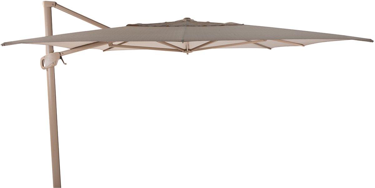 4 Seasons Outdoor Hacienda cantilever parasol 300 x 400 cm - latte frame