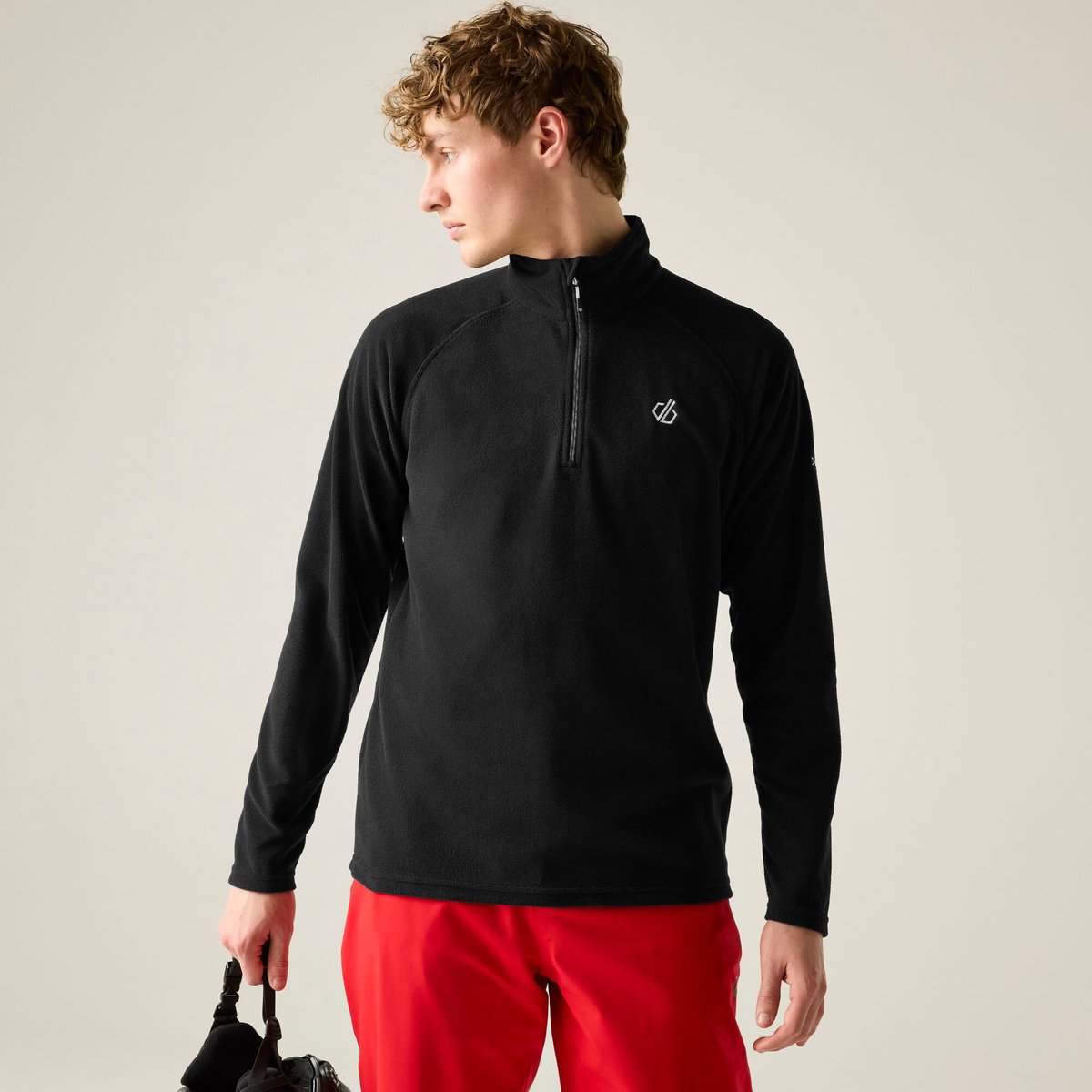 Dare2B Freethink II Heren Fleece met halve rits voor Heren 3XL Zwart