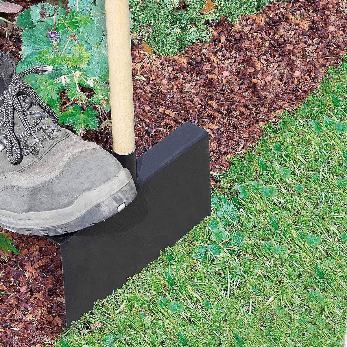 Gazonkantensteker voor gazonranden - Stalen en houten tuinrandstekers
