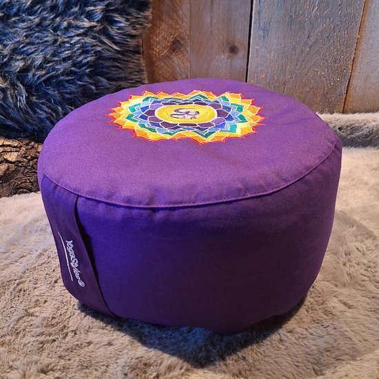 YogaStyles meditatiekussen Violet 7e chakra van YogaStyles — afbeelding 2