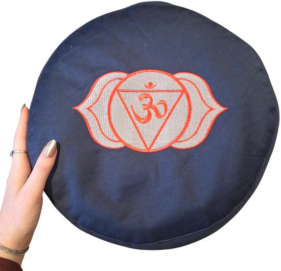 YogaStyles meditatiekussen Ajna 6de chakra - donkerblauw van YogaStyles — afbeelding 3