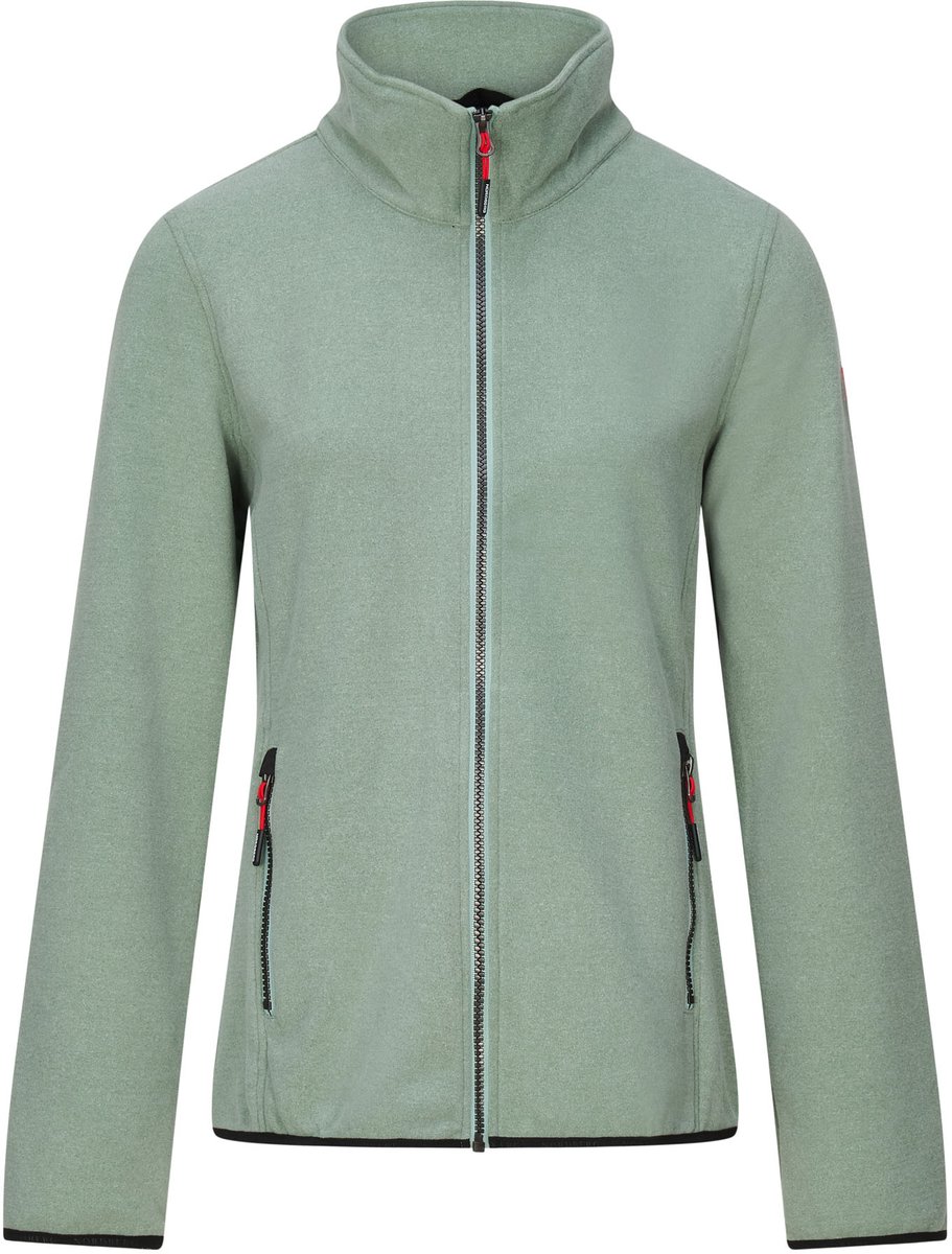 NORDBERG anouk fleece Fleece sweater met rits dames Grijs