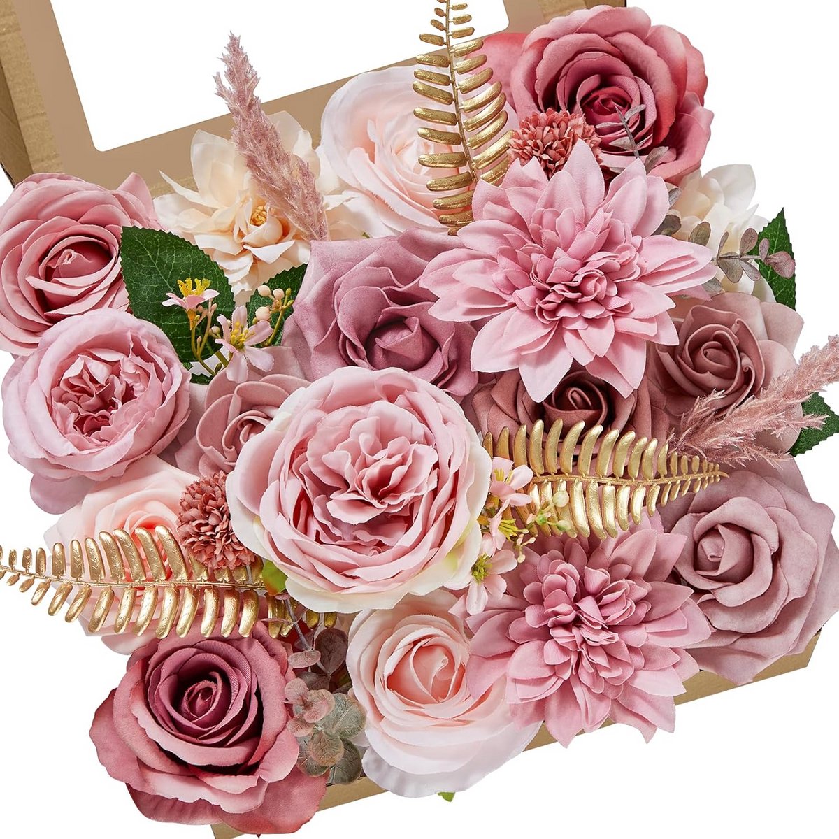 Kunstbloemen Dusty Pink voor Bruiloften en Decoratie