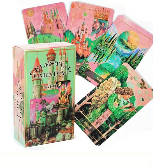 Celestial Carnival Tarot Deck – 78 Kaarten – Complete Ta ... - cover