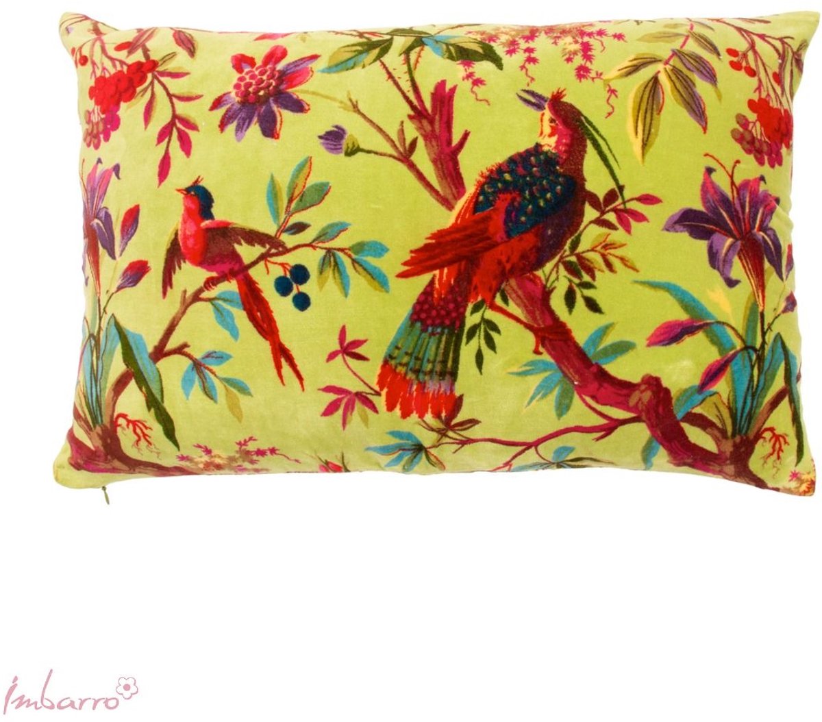 Imbarro Home & Fashion Imbarro - Sierkussen - Kussen - Apple -Groen - Paradise - 40x60cm