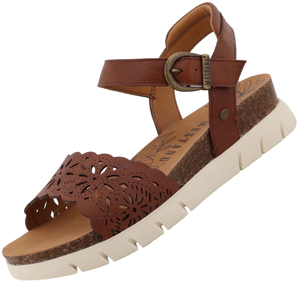 Mustang dames sandalen bruin