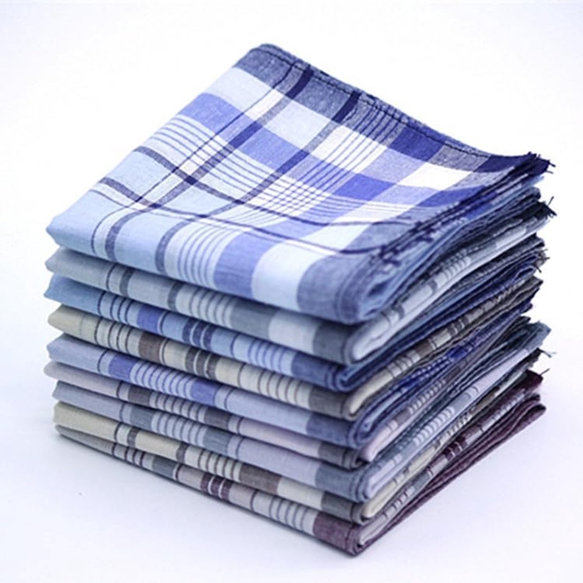 Heren Zakdoek, Zakdoekenset, Zacht En Comfortabel, Kan Worden Gebruikt Als Zakdoek Of Zakdoek (10 Stuks)