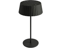 ZOLUNA Jyp Solar Tafellamp - Zwart - 25cm - USB Oplaadbaar - Dimbaar - Buitenlamp Zonne-energie