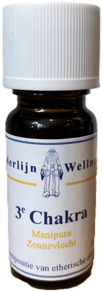Merlijn Wellness - chakra olie - zonnevlecht - 3e chakra - etherische olie - 10ml