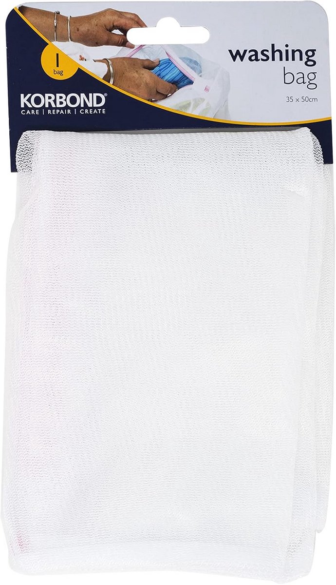 Korbond Waszak-113500, polyester, wit, enkele verpakking