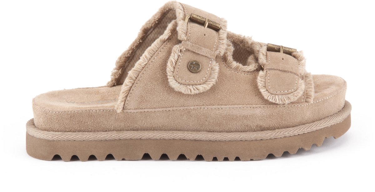 Warmbat Dysart Suede Dames Sandalen - Stone