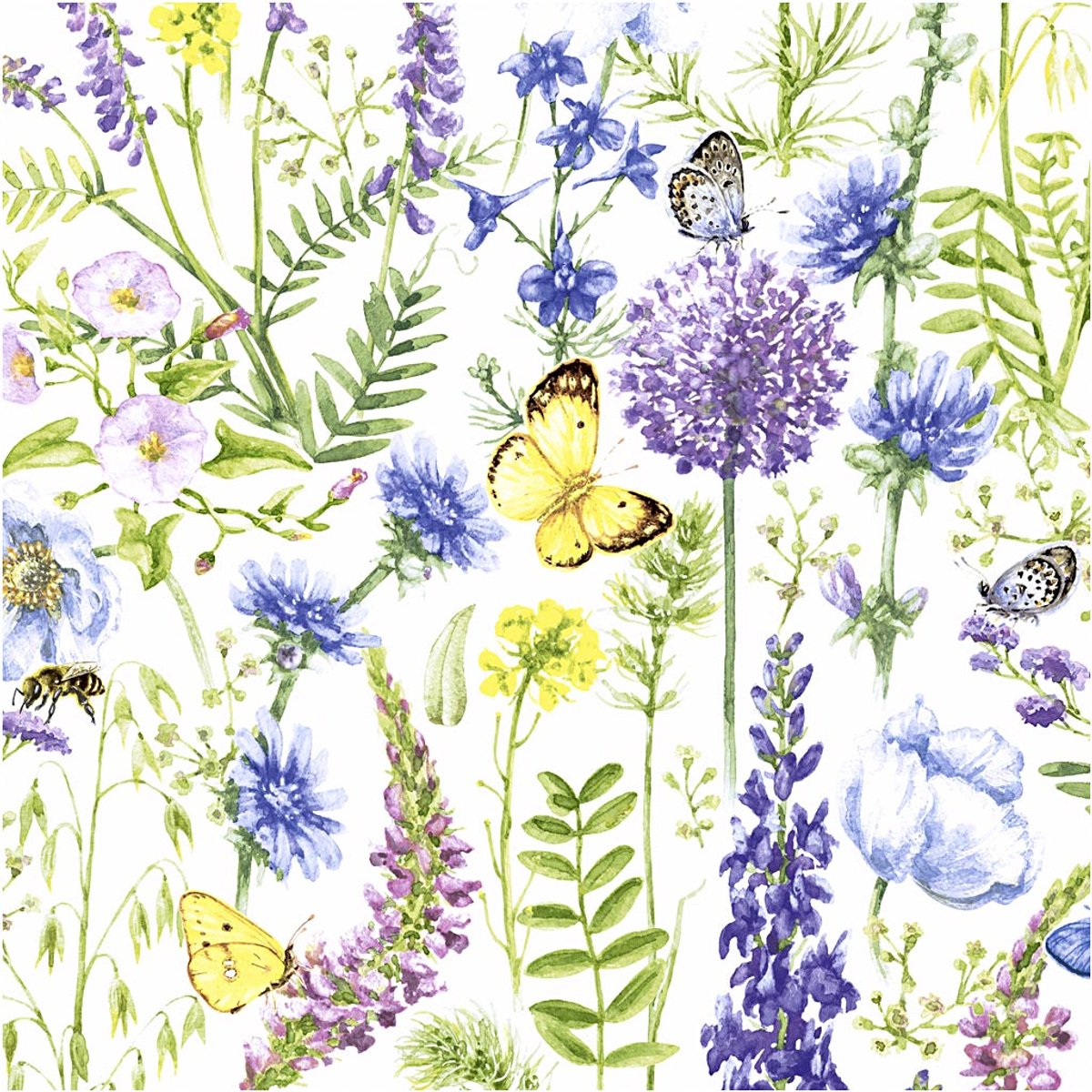 Tafelservetten Lente. 330x330mm - 20 st