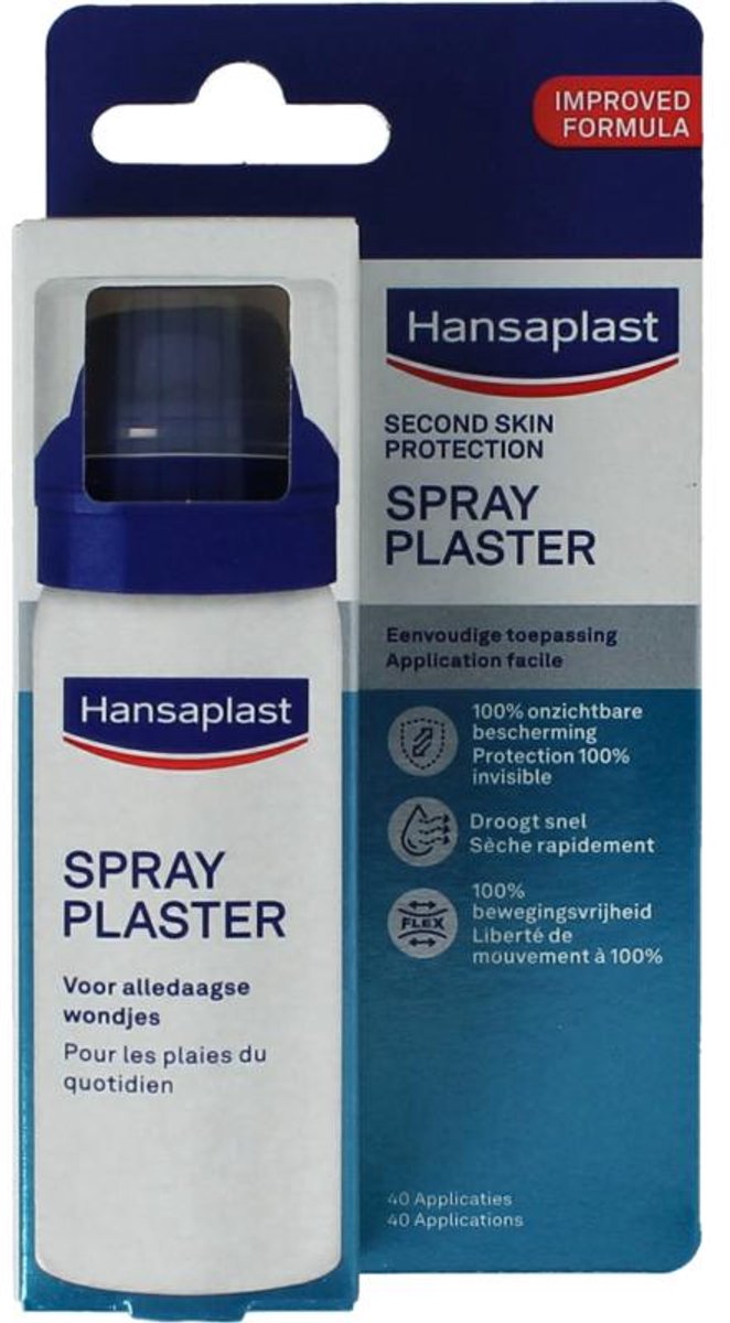 Hansaplast Antibacterieel Pleisterspray - 2 Stuks Voordeelverpakking