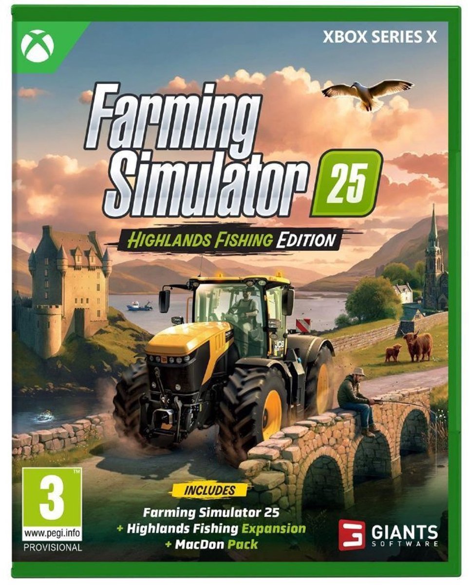 Farming Simulator 25 Highlands Fishing Edition Xbox Series X Game