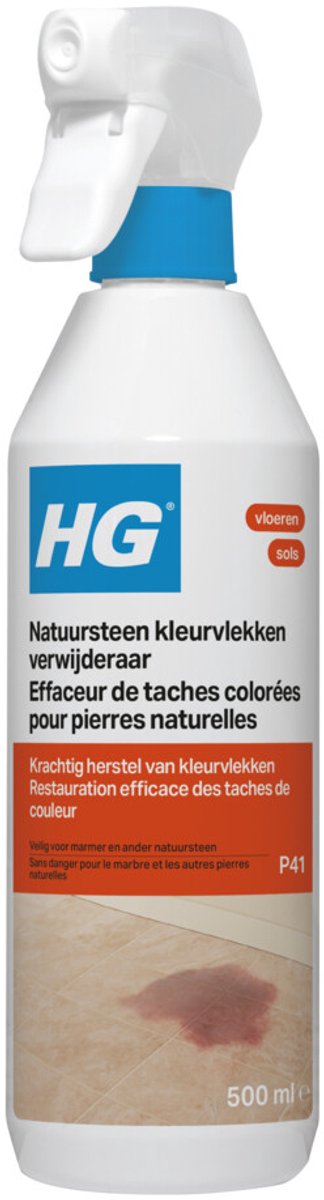 6x HG Natuursteen Vlekken Verwijderaar 500 ml