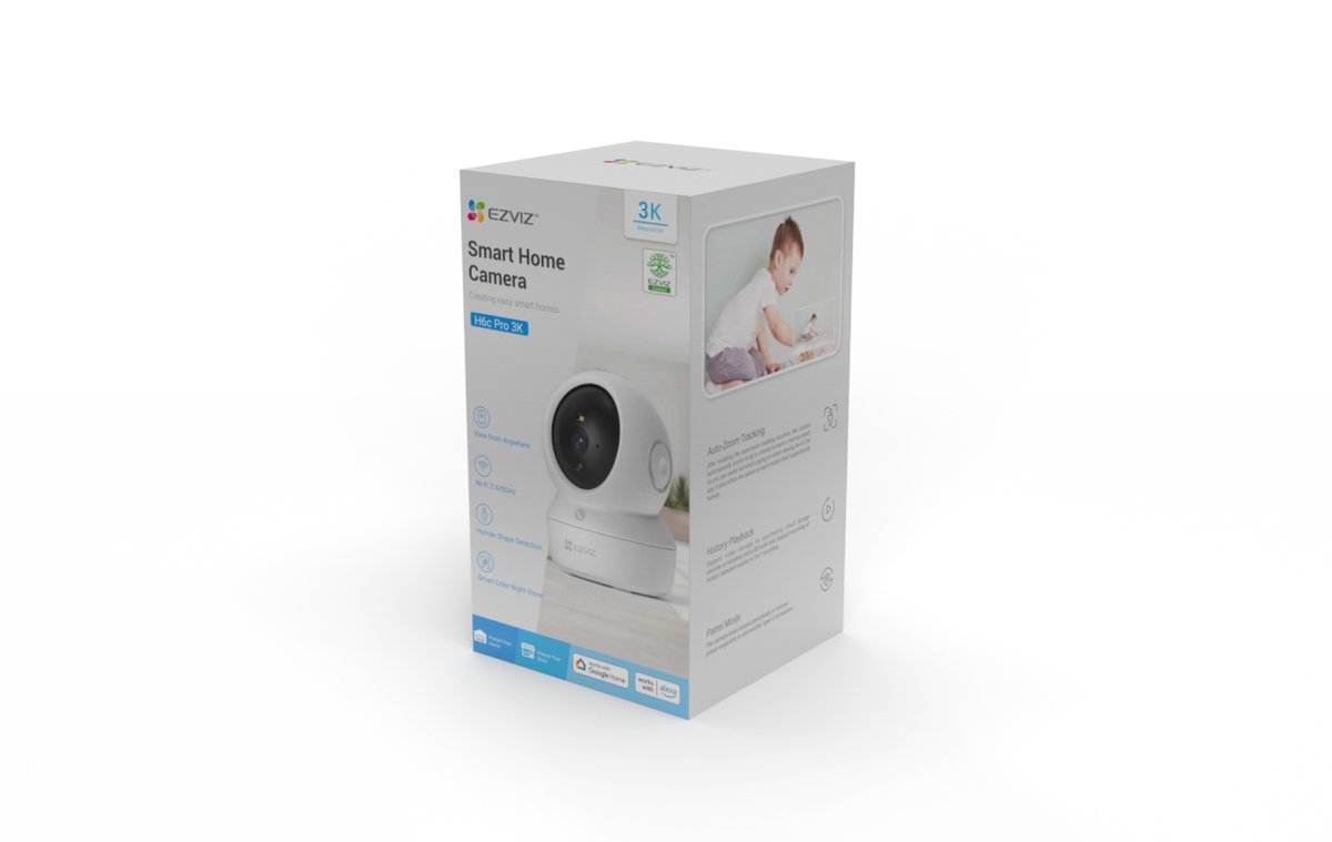 Ezviz H6c Pro - IP Camera - 3K Resolutie - Binnengebruik - Nachtzicht – foto 4