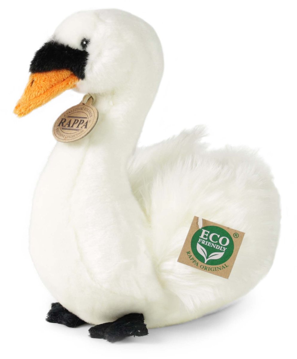 Rappa Eco Friendly Serie - Pluche Zwaan - knuffel - 23 cm