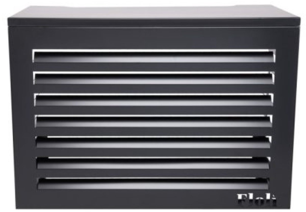 Floli Aluminium Airco-Cover "Hoogwaardige Kwaliteit" Zwart - Medium