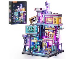 Lumibricks Miniatuur Huisjes Bouwpakket - Game Stack - 2580 Bouwstenen met LED Verlichting - Bouwpakketten Volwassenen - Modelbouw - Miniatuur Bouwpakket Volwassenen - Bouwdoos - 4 Minifiguren