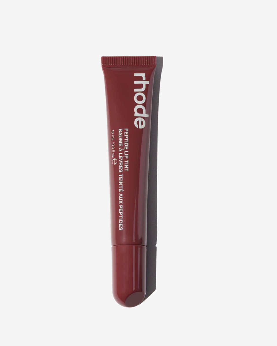 Rhode Peptide Lip Tint - The Tinted Lip Layer in Core Shades - warm berry brown - pbj