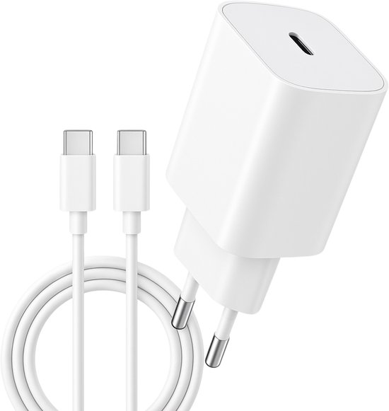 Xtronic – 20W USB-C Snellader – 1 Meter USB-C naar USB-C Oplaadstekker – Ook voor alle Type-C toestellen