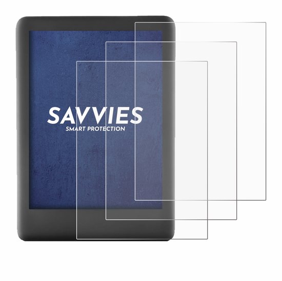 Savvies - Screenprotector voor Amazon Kindle 2019 (10. Gen.) - Folie Beschermfolie transparant (6 Stuks) van Savvies — afbeelding 5