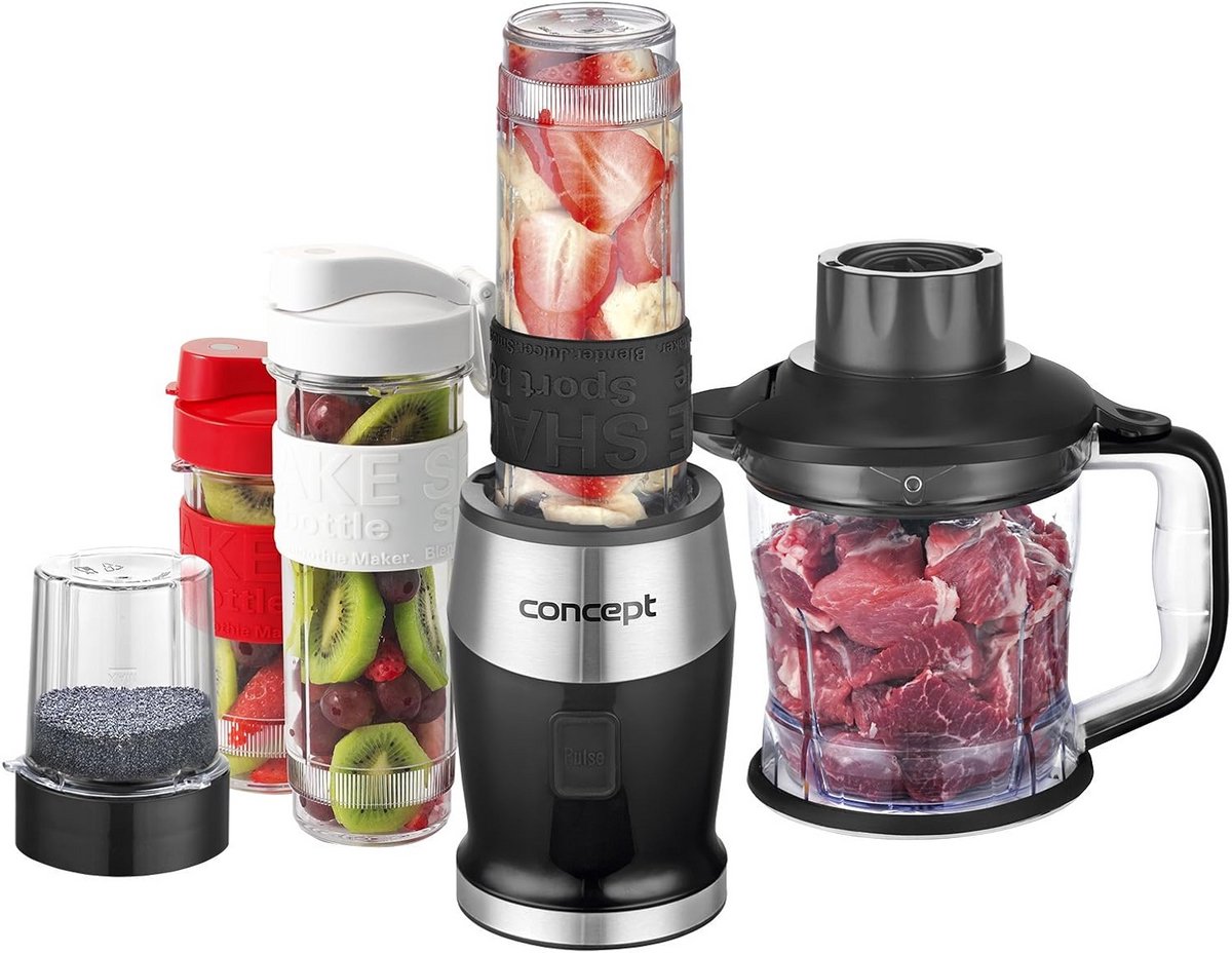 Krachtige Blender met Hakmolen en Molen voor Smoothies en Koffie
