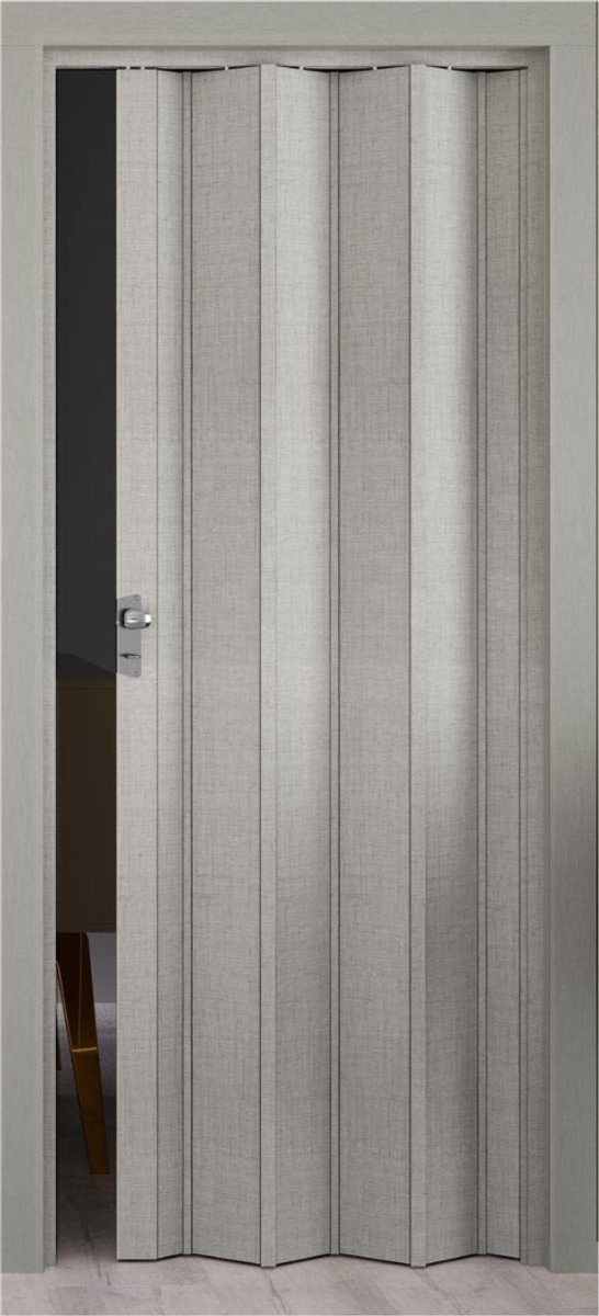 VH Supplies® Vouwdeur Binnen - Harmonicadeur - Schuifdeur - 88 x 214 cm - Grijs
