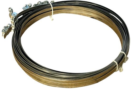 Slangklem 60-170 mm - verpakt per 2 stuks - breedte 9mm - merk NORMA - SET a 2st - herbruikbaar dmv schroevendraaier - voor flexibele slangen - made in EU — afbeelding 3