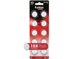 Uniross CR1620 10 pack
