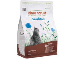 Almo Nature Holistic Droogvoer voor Gesteriliseerde Katten - Rundvlees 2kg