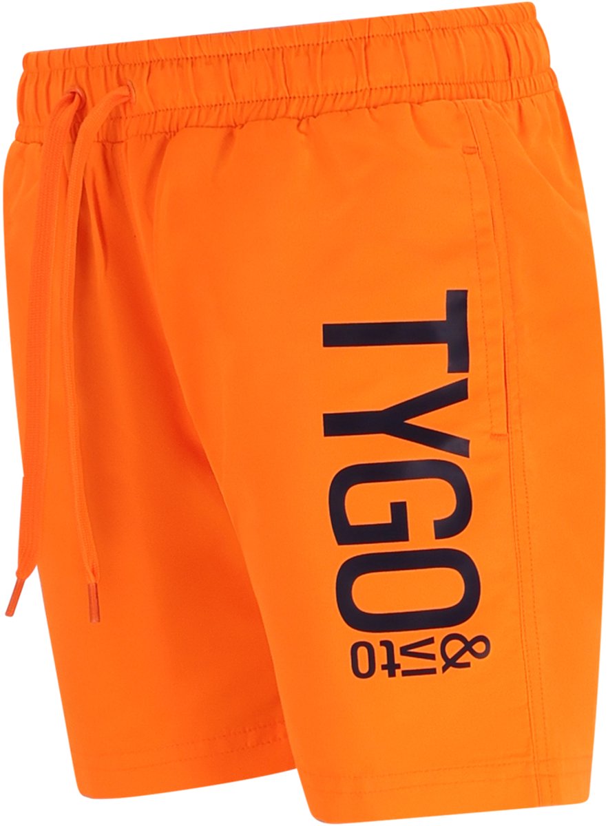 TYGO & vito jongens zwembroek oranje maat 98/104
