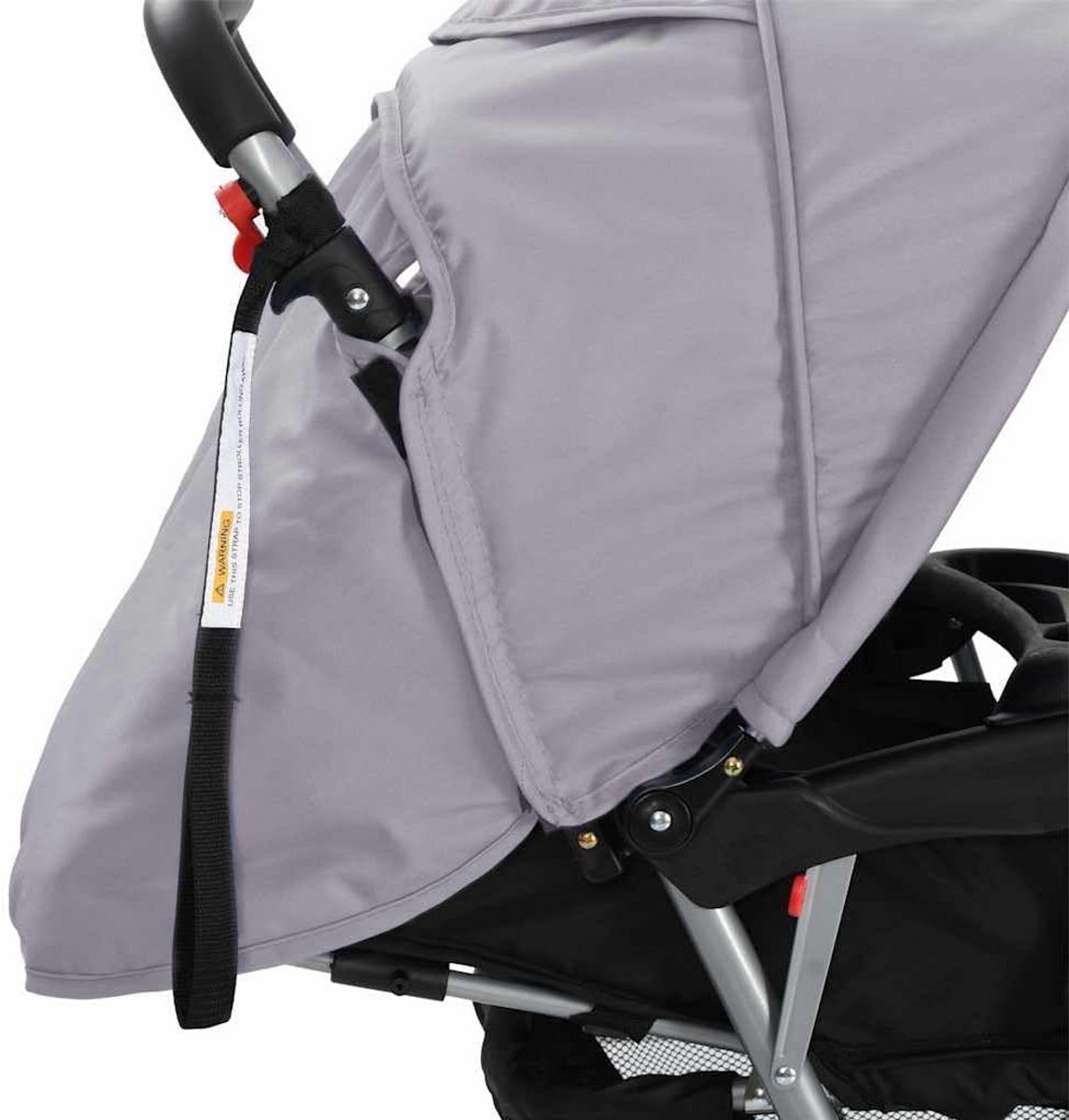 Dubbele Kinderwagen voor Twee Kinderen – Robuust en Compact