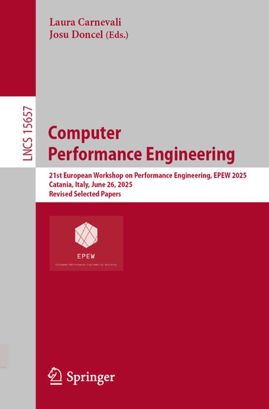 Lecture Notes in Computer Science15657- Computer Performance ... - cover