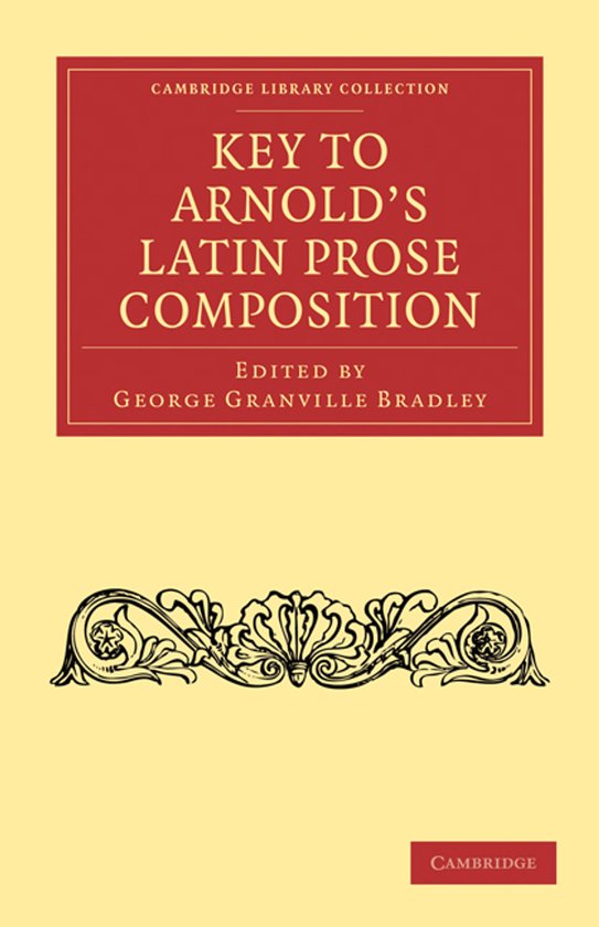 Key To Arnold'S Latin Prose Composition - cover