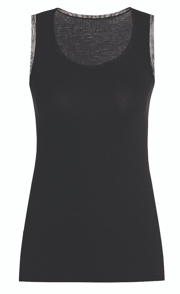 Oroblu Perfect Line Modal - Tank Top - Kleur Ivory/ Wit - Maat S