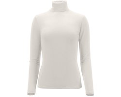 Oroblu Perfect Line Cashmere - Turtle Neck Long Sleeve - Kleur Gebroken Wit -Maat Extra Large