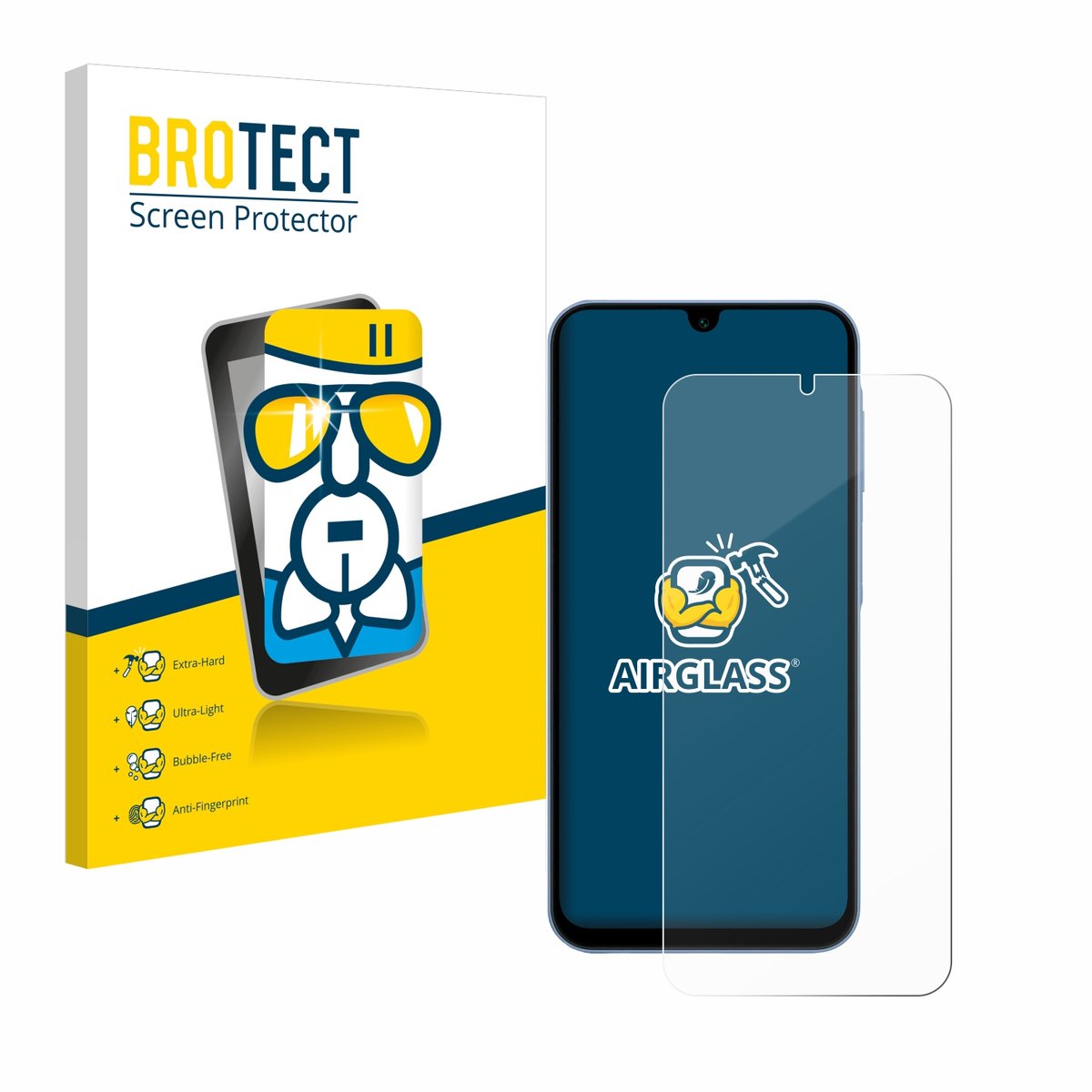 Screenprotector voor Samsung Galaxy A15 5G Beschermglas transparant