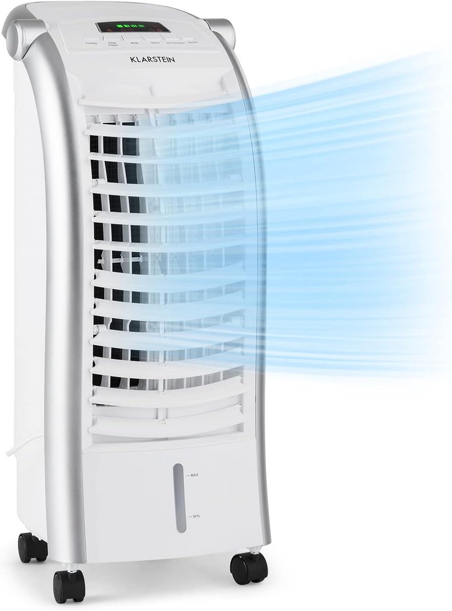 Mobiele 3-in-1 Koeler Ventilator en Luchtbevochtiger met Timer