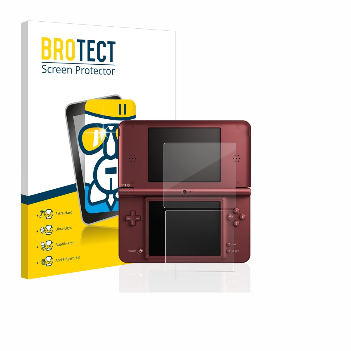 Screenprotector voor Nintendo DSi XL Beschermglas transparant