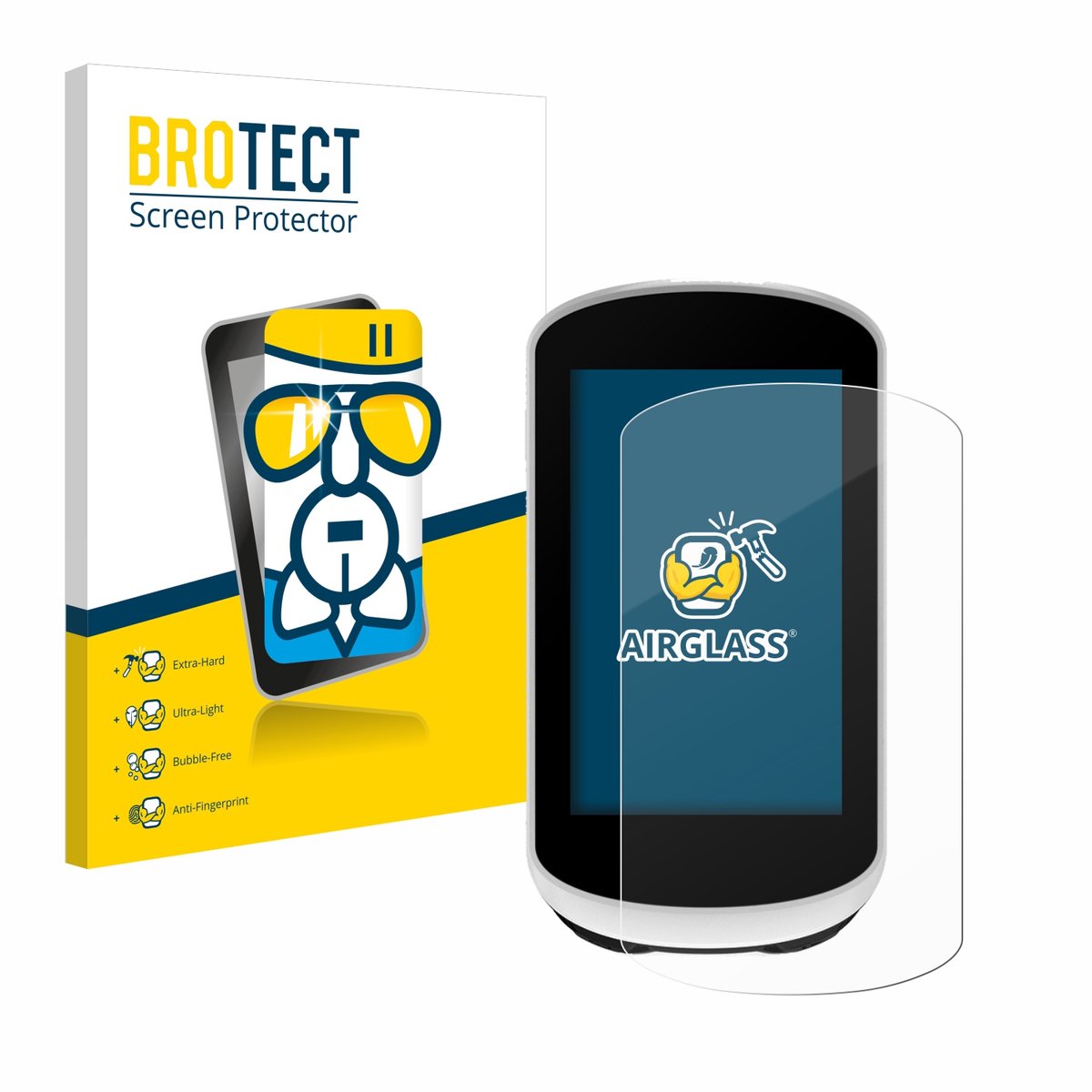 Screenprotector voor Garmin Edge Explore 2 Beschermglas transparant