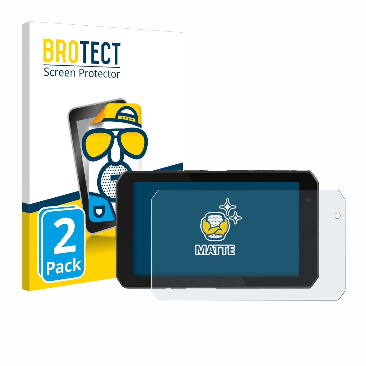 BROTECT - Screenprotector voor Chigee AIO-5 Play - Folie Beschermfolie matte 2 Stuks