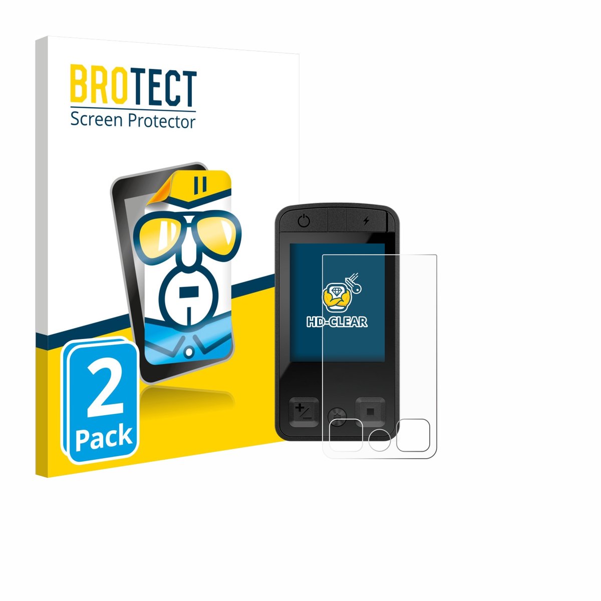 BROTECT - Screenprotector voor Bosch Kiox 400C - Folie Beschermfolie transparant 2 Stuks