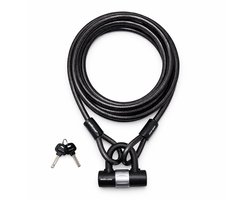 Maxx-Locks Oban Kabelslot 3 meter - Staalkabel met Lussen en Slot - Bootslot - Ook Geschikt voor Tuinmeubel of Terras - 12 mm