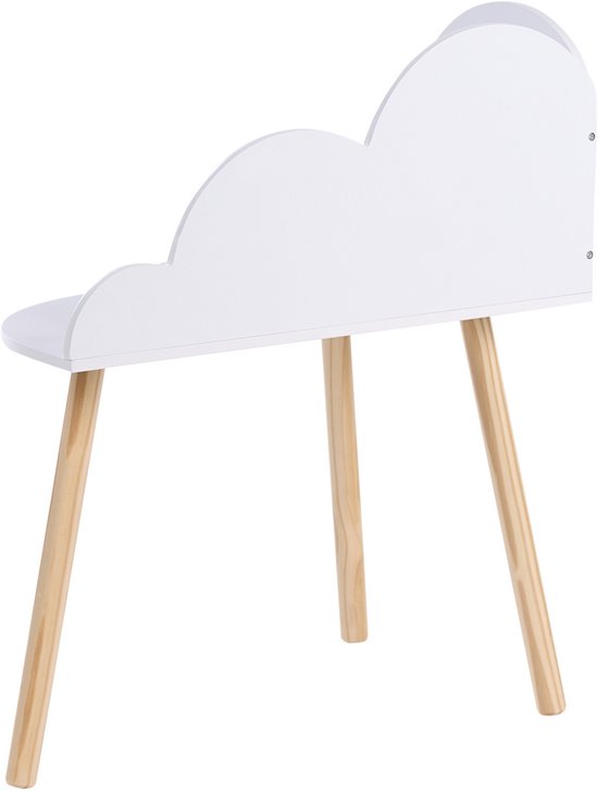 CLOUDY - Kindertafel en stoel set - Wit - MDF — afbeelding 3