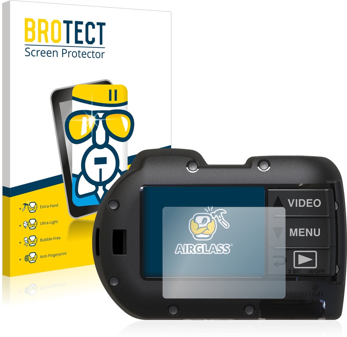 Screenprotector voor SeaLife Micro 3.0 Beschermglas transparant